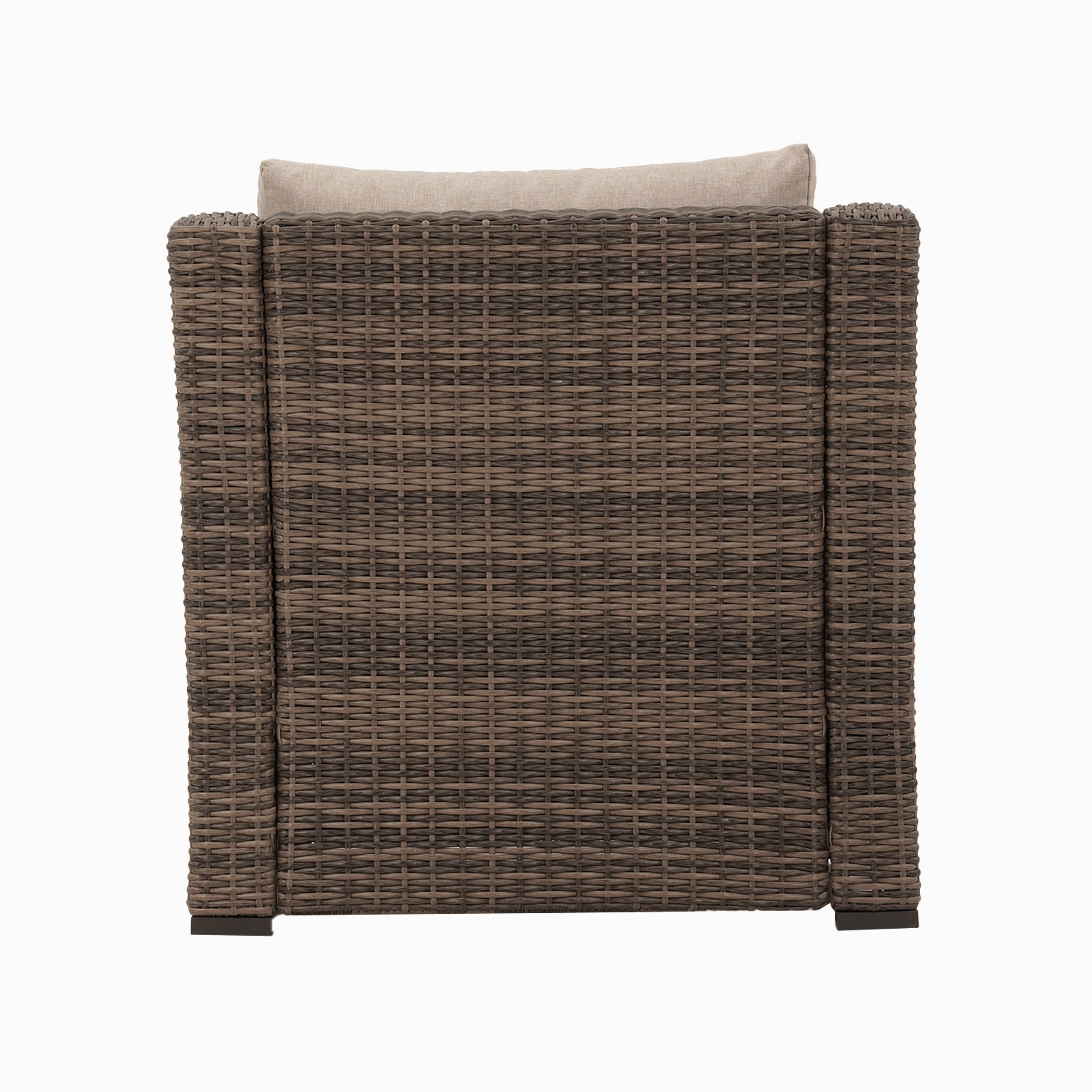 Better Homes & Gardens Hawthorne Park Outdoor Wicker Lounge Chair Set of 2, Beige