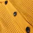 thumbnail image 4 of Cárdigan de otoño Color sólido Personalidad Botón delgado Todos los días Suéter casual para hombres Fridja  BV0+5040, 4 of 7