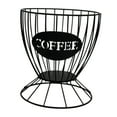 thumbnail image 2 of Soporte para cápsulas de café, cesta para almacenar cápsulas de café, centro de mesa, soporte para filtros de café reutilizables, versátil para negro sin tapa, 2 of 8