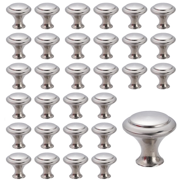 40 Pcs Boutons d'Armoire de Cuisine, Poignée Champignon avec Vis, Poignées Rondes d'Armoire, Boutons de Tiroir d'Armoire de Cuisine, Poignées d'Armoire de Cuisine