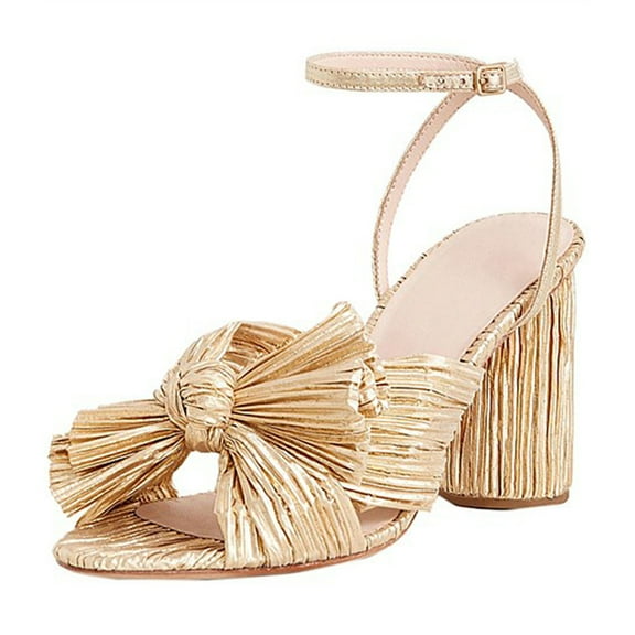 Fashion Bownot Patchwork Women Party High Heels Shoes Lady Stiletto Pumps