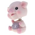 thumbnail image 3 of Sacudiendo La Cabeza Muñeca Asintiendo con La Cabeza de Cerdo de La Juguetes Coche Ornamento Del Tablero de Instrumentos B Sunnimix Resina que sacude la muñeca principal, 3 of 8