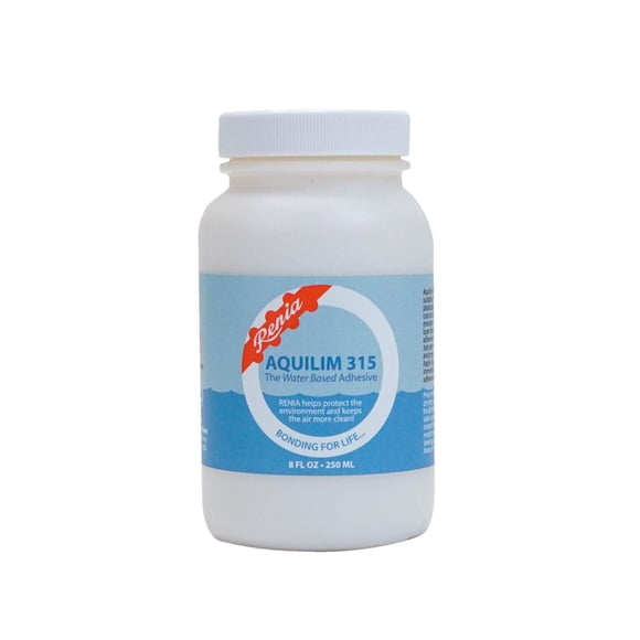 Cemento Contact Renia Aquilim 315 a base de agua para cuero, 240 ml
