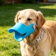 thumbnail image 5 of Lightweight Curved Silicone Dog Snout Sleeve, Strap-Fit Comfortable Dog Muzzle, Friendly Styling Pet Safety Accessory for Vet Visits, Public Outings & Daily Training, 5 of 5