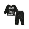 Newborn 6 12 18 24 Months Tops Shirt Pants Set Baby Boy Clothes Outfit