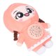 thumbnail image 5 of Muñeco de peluche con proyector, luz nocturna, juguete musical para dormir, 33 cm, niña con ojos abiertos, 5 of 14