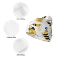 thumbnail image 3 of Lsque Bees And Rainbows Pattern Knitted Beanie, Unisex Winter Hat, Knit Hat Winter Beanies Thick Fisherman Beanies Cuffed Plain Skull Caps, 3 of 6