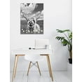 thumbnail image 4 of Highland Cow Wall Art, Funny Western Wildlife Cow Pictures Wall Decor with Daisy Farmhouse Theme Canvas Wall Artwork Framed for Living Room Bedroom Bathroom Home Decor Ready to Hang 12x16 Inches, 4 of 6