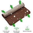 thumbnail image 3 of HAOSHICS Cooling Mat for Dogs Puppy Cats Ice Silk Pet Self Cooling Pad Blanket for Pet Beds/Kennels/Couches/Car Seats/Floors (xl:40"*27.6",blue), 3 of 7