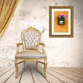 thumbnail image 3 of Wilson, Emily 13x18 Gold Ornate Wood Framed with Double Matting Museum Art Print Titled - Trapani Province-Erice A pot of African Daisy flowers on wall in the ancient hill town of Erice, 3 of 4