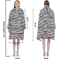 thumbnail image 4 of Blanket Hoodie, Oversized Sherpa Fleece Wearable Blanket for Women & Men, Super Warm and Cozy Plush Flannel Hooded Blanket, Sweatshirt Gift with Giant Pocket, 4 of 6