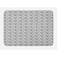 thumbnail image 1 of Music Bath Mat, Sketchy Musical Notes and Symbols Melody Entertainment Fine Arts Theme Pattern, Non-Slip Plush Mat Bathroom Kitchen Laundry Room Decor, 29.5 X 17.5 Inches, Black and White, Ambesonne, 1 of 2