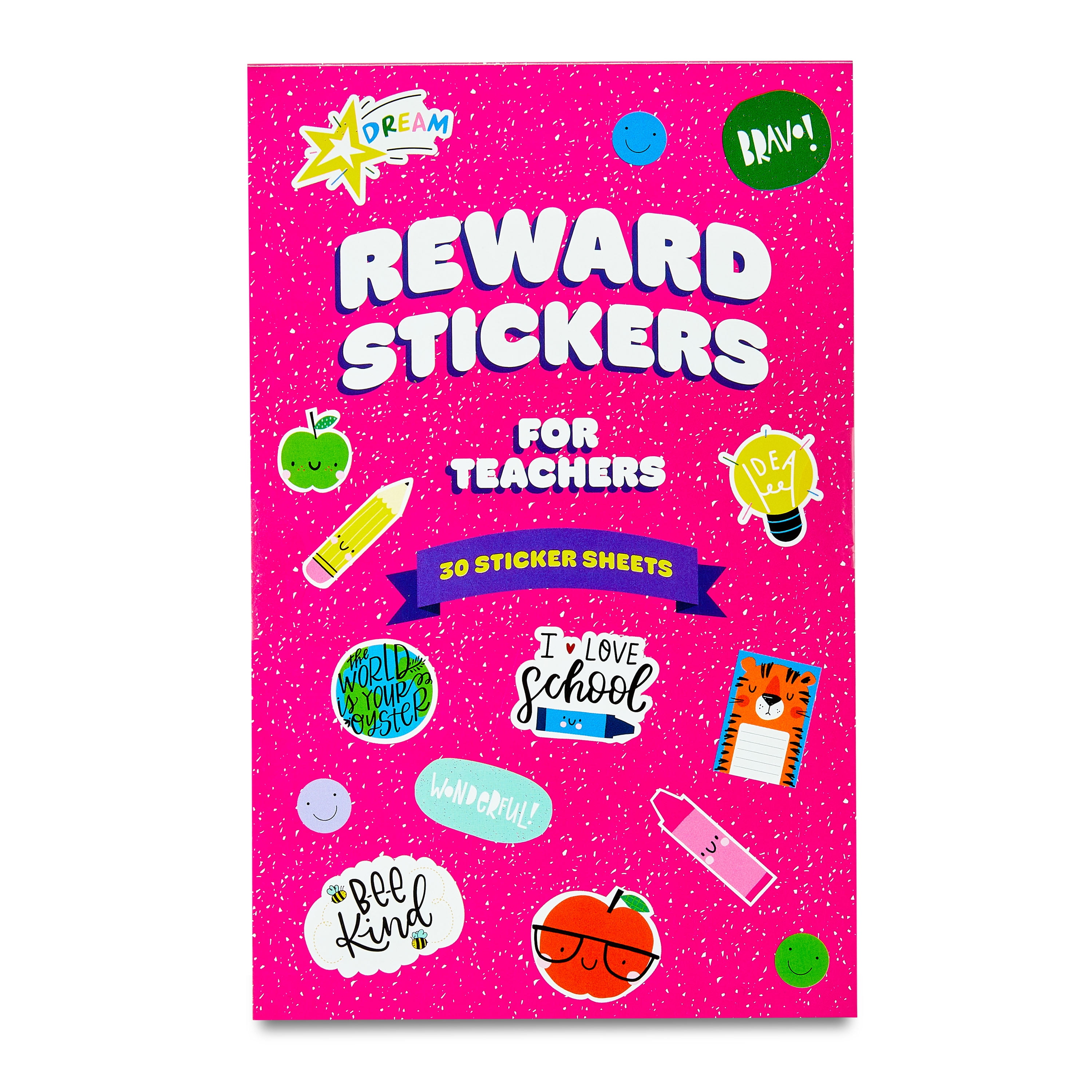 (2 pack) Pen+Gear Reward Sticker Book for Teachers, 30 Sheets, 1,023 Stickers, 5 in x 7.75 in