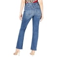 thumbnail image 3 of INC Womens Curvy i Straight Leg Jeans Blue 8, 3 of 7