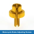 thumbnail image 6 of Unique Bargains Motorcycle Brake Lever Barrel Adjusters Screws M8 Unique Bargains Motorcycle Brake Adjusting Screws Gold Tone 2 Pcs, 6 of 6