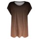 thumbnail image 4 of Fiudx Ofertas Flash Artículos En Oferta Blusa Superior con Estampado de Manga Corta y Cuello En V, Cómoda E Informal, a La Moda para Mujer, 4 of 4