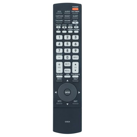 GXEA Replace Remote for Sanyo LCD TV LCD32E30 LCD19E30 DP46142 DP32242 DP40142
