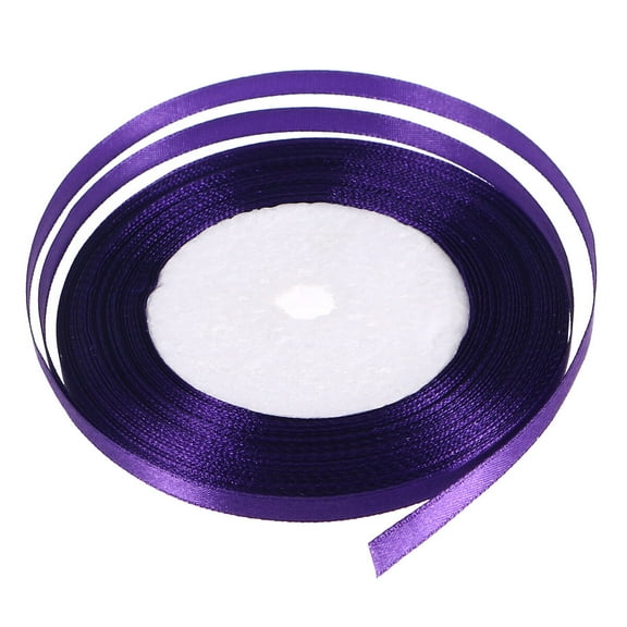 MUSEYA Packaging Ribbon Ribbon Roll Dark Purple Sewing Birthday Party 1Set