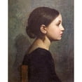 thumbnail image 2 of Armand Cambon 12x14 Gold Ornate Wood Frame and Double Matted Museum Art Print Titled - Portrait of a Girl; After the Ball (1885), 2 of 4