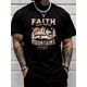 thumbnail image 1 of Men's Crew Neck Graphic T-shirt With Fancy Print, Casual Comfy , Trendy Short Sleeve Top For Summer Daily Wear Tee For Adult, Men, Women, Teen, Teenager, Adolescent,Youth, 1 of 6