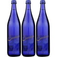 thumbnail image 1 of Saratoga Sparkling Spring Water, 28oz Cobalt Blue Glass Bottle (Pack of 3, Total of 84 Fl Oz), 1 of 2