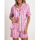 thumbnail image 5 of Conjunto de pijama estilo preppy for mujer, ideal for el verano. Incluye shorts de algodón, estampado oceánico y shorts a juego., 5 of 7