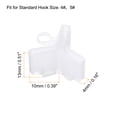 thumbnail image 2 of Uxcell Plastic Fishing Hook Bonnets Treble Hook Covers Fit for 4,5, White 100 Pack, 2 of 6