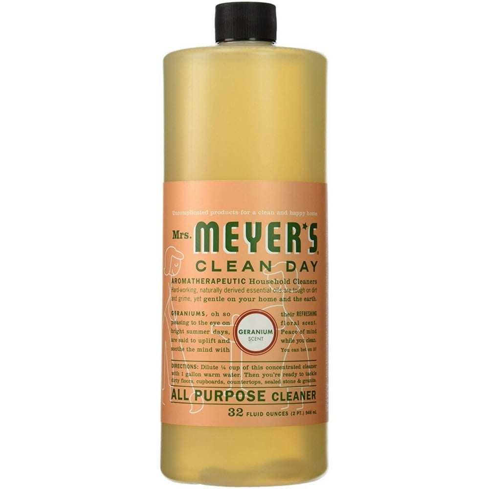 Mrs. Meyers Clean Day All Purpose Cleaner, Geranium 32 oz (Pack of 2