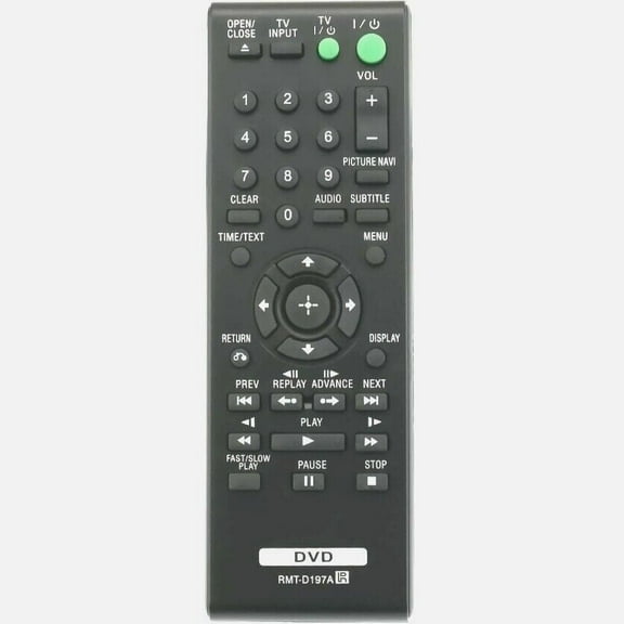 New Replace For RMT-D197A DVD Remote Control DVPSR201P DVP-SR210 DVPSR210P