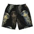 thumbnail image 4 of Bixox Men's Jellyfish printing Casual Classic Fit Short Summer Beach Shorts, 4 of 6