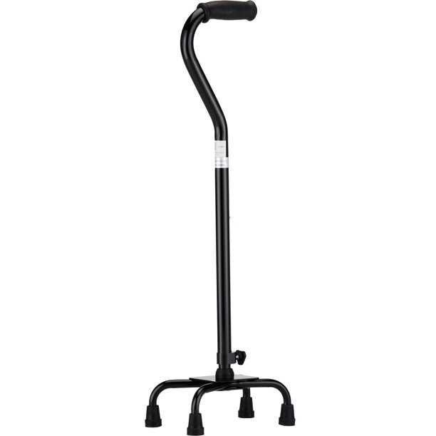 NOVA Heavy Duty Quad Cane, 500 lb. Weight Capacity Four Legged Walking