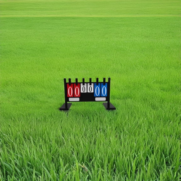 PENIKOKO Plastic Scoreboard for Indoor & Outdoor Sports - Multifunctional Score Keeper with Easy-to-Use Design