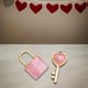 thumbnail image 1 of Collar versátil Yinane con Colgante de llave de piedra rosa para parejas, 1 of 8