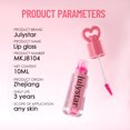 thumbnail image 7 of Julystar Heart Shine Lip Gloss, Hydrating Clear Glitter Lip Oil, Lightweight Non-Sticky Mirror Glass Lip Tint for Plump Juicy Dolphin Lips, 7 of 7