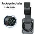 thumbnail image 6 of Pecham EV Holder, EV Charging Cable Holder, EV Cable Holder Wall-Mount Electric Vehicle Charger, Universal J Hook Electric Vehicle Charging Cable Holder, 6 of 6