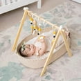 thumbnail image 2 of BARTANS Baby Changing Basket Set Diaper Caddy, Comfy Pad Waterproof Mattress Cover, Moses 100% Cotton Rope for Newborn 1 Piece (Off-White), 2 of 7