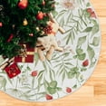 thumbnail image 5 of FMSHPON Colorful Flowers Xmas Christmas Tree Skirt Stand Mat for Holiday Party Decoration Indoor Outdoor 48 inches, 5 of 6