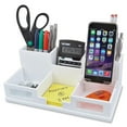 thumbnail image 2 of Victor Technology Desk Organizer with Smart Phone Holder, White (W9525), 2 of 2