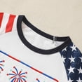 thumbnail image 7 of NOLDARES 4th of July Baby Boy Outfit Short Sleeve T-Shirt and Elastic Waist Shorts with Pockets 2Pcs Summer Clothes American Flag Print(Blue,6-12 M), 7 of 7