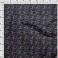 thumbnail image 3 of oneOone Viscose Jersey Fabric Geometric Kasuri Decor Fabric Printed BTY 60 Inch Wide, 3 of 5
