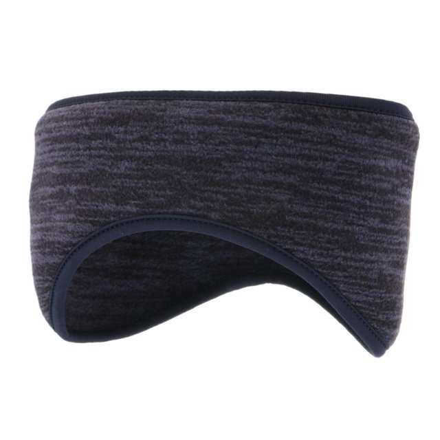 Cinta para la cabeza Baoblaze orejera de vellón polar gorro de Invierno elástico unisex antideslizante Azul