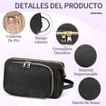 thumbnail image 4 of Bolsa De Maquillaje Con Asas, Neceser De Viaje Mujer De Gran Capacidad, Estuche Cosmetiquera Para Maquillaje Cosmeticos Makeup Bag portátil, Negra, 4 of 4
