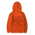 thumbnail image 5 of MIASHUI Sweat à Capuche pour Filles Manches Longues Graphique, Orange, 12-13 Ans, 5 of 5