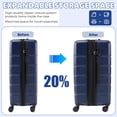 thumbnail image 4 of GIANNA 28 Inch Hardside Luggage, Expandable Rolling Luggage with TSA Lock and Spinner Wheels, Blue, 4 of 8