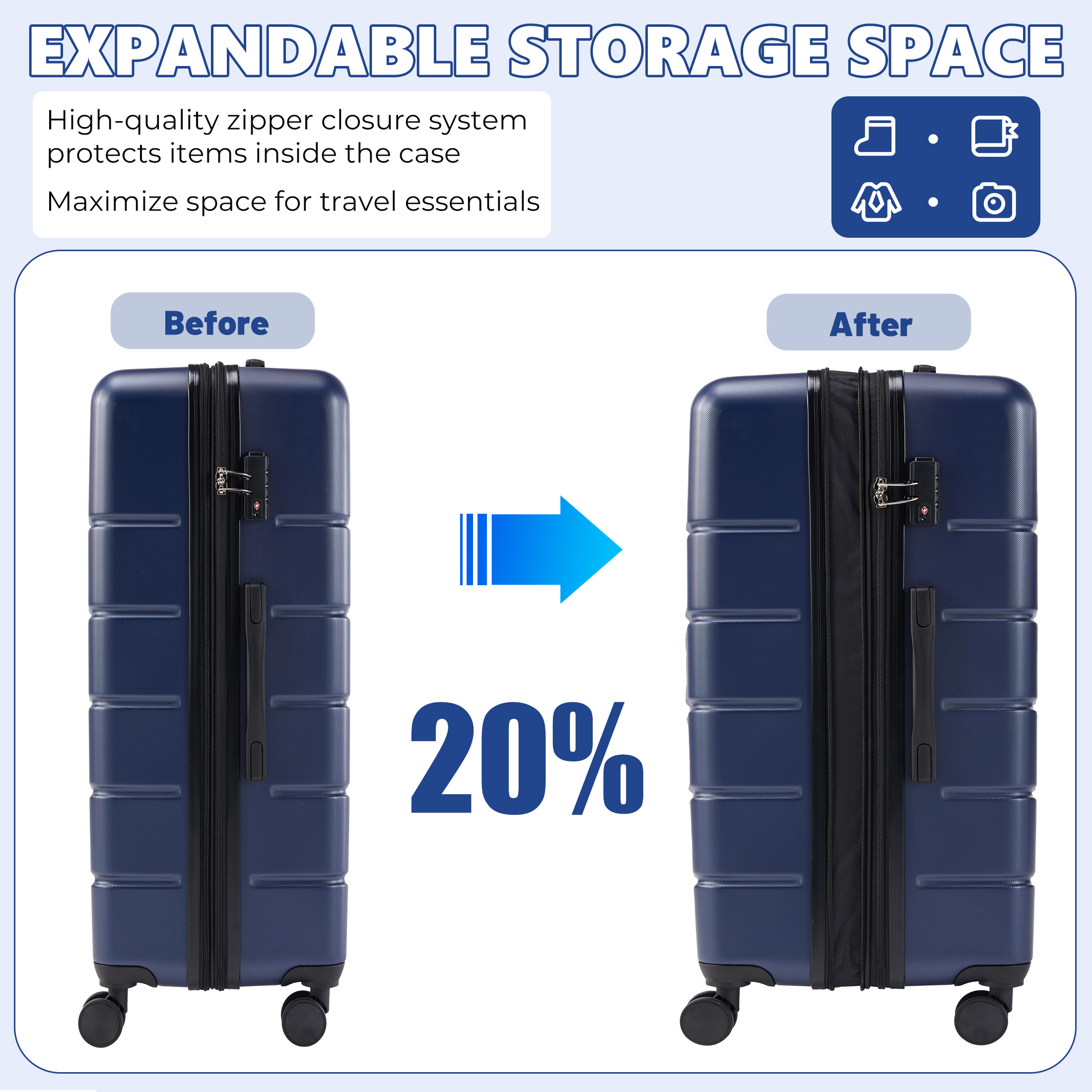 Gianna 28" Hardside Expandable Luggage with Spinner photo 4