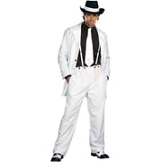 Dreamgirl Adult Mens White Black Zoot Suit Riot Costume Size 2XL