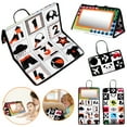 thumbnail image 3 of OUSITAID Tummy Time Floor Mirror, Developmental Baby Mirror Tummy Time Toys Activity Double High Contrast Baby Toy Black and White Infant Toys for Babies Newborn Infants Toddler Boys and Girls, 3 of 8