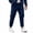 Navy, variant on hotojiny Cargo Pants for Men Comfort Fit Mens Joggers with Pockets Casual Workout Hiking Pants Fashion Cropped Trousers