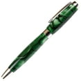 thumbnail image 5 of Tuscany Rollerball Pen - Green & Black Marbleized Gloss Body (Black Ink, Medium Tip 0.7 MM), 5 of 7