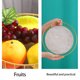 thumbnail image 3 of Bandeja de frutas Monstrate cesta de almacenamiento hierro aperitivos multifuncional estilo Simple Negro Grande HA080033-02, 3 of 6